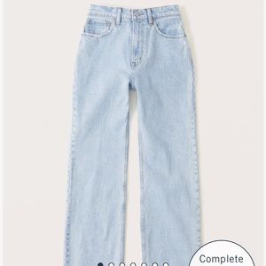 Abercrombie Curve Love High Rise 90s Relaxed Jeans